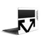 Black and White Arrows Zenbook UX305FA 13.3in Skin