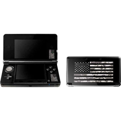 Black and White Camo American Flag 3DS (2011) Skin