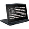 Black and White Camo American Flag Dell Alienware Skin