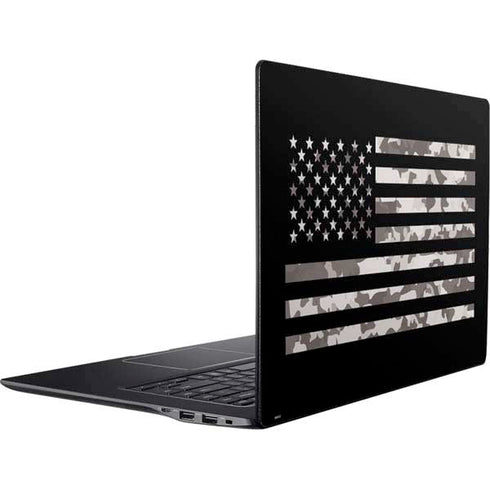 Black and White Camo American Flag Ativ Book 9 (15.6in 2014) Skin