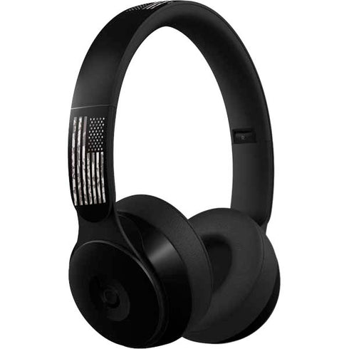 Black and White Camo American Flag Beats Solo Pro Skin