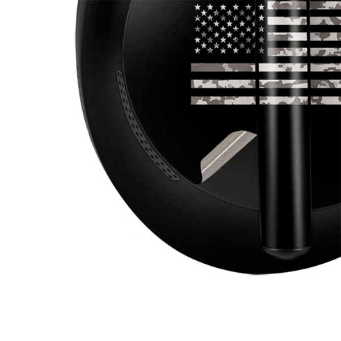 Black and White Camo American Flag Bose Noise Cancelling Headphones 700 Skin