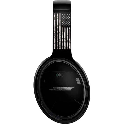 Black and White Camo American Flag Bose QuietComfort 35 II Headphones Skin