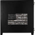 Black and White Camo American Flag Corsair 4000D Tempered Glass Mid-Tower ATX Case Skin