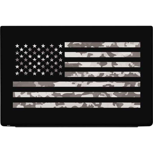 Black and White Camo American Flag Dell Vostro Skin