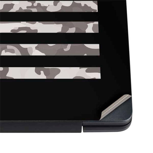 Black and White Camo American Flag Dell Vostro Skin