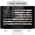 Black and White Camo American Flag Dell Vostro Skin