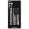 Black and White Camo American Flag Galaxy A13 5G Clear Case