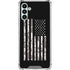 Black and White Camo American Flag Galaxy A13 5G Clear Case
