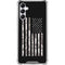 Black and White Camo American Flag Galaxy A14 5G Clear Case