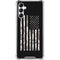 Black and White Camo American Flag Galaxy A15 5G Clear Case