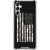 Black and White Camo American Flag Galaxy A15 5G Clear Case