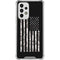 Black and White Camo American Flag Galaxy A33 5G Clear Case