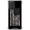 Black and White Camo American Flag Galaxy A52 5G Clear Case