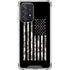 Black and White Camo American Flag Galaxy A52 5G Clear Case