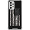 Black and White Camo American Flag Galaxy A53 5G Clear Case