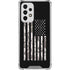 Black and White Camo American Flag Galaxy A53 5G Clear Case