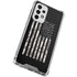 Black and White Camo American Flag Galaxy A53 5G Clear Case