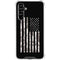 Black and White Camo American Flag Galaxy A54 5G Clear Case