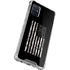 Black and White Camo American Flag Galaxy A71 5G Clear Case