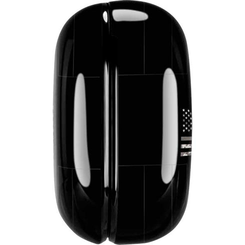 Black and White Camo American Flag Galaxy Buds Pro Skin