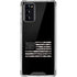 Black and White Camo American Flag Galaxy Note20 5G Clear Case