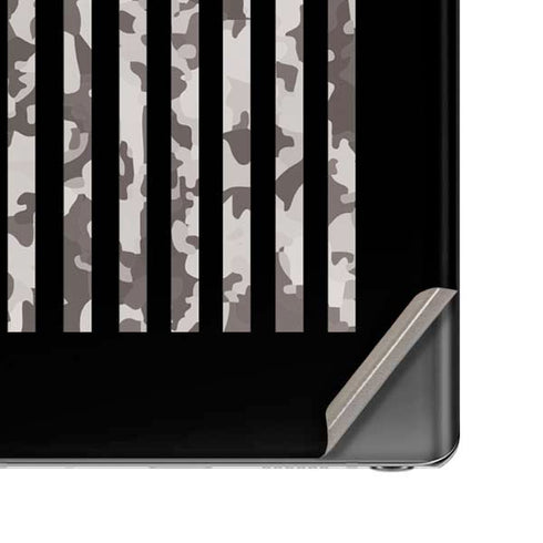 Black and White Camo American Flag Galaxy Note20 5G Skin