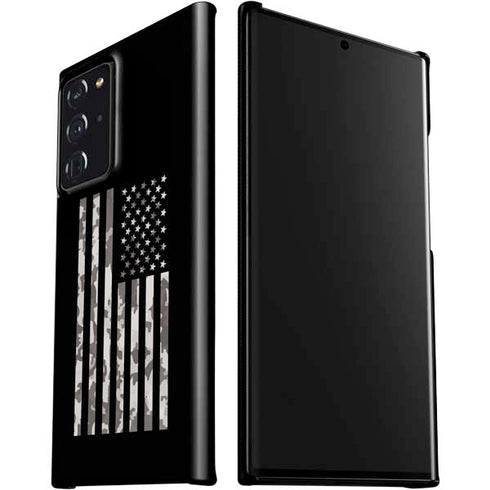 Black and White Camo American Flag Galaxy Note20 Ultra 5G Lite Case
