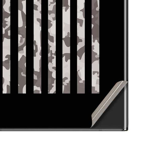 Black and White Camo American Flag Galaxy Note20 Ultra 5G Skin