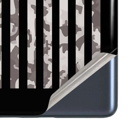 Black and White Camo American Flag Galaxy S20 Fan Edition Skin