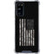 Black and White Camo American Flag Galaxy S20 FE Clear Case