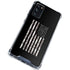 Black and White Camo American Flag Galaxy S20 FE Clear Case