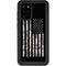Black and White Camo American Flag Galaxy S20 Plus Waterproof Case
