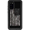 Black and White Camo American Flag Galaxy S20 Waterproof Case