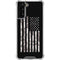 Black and White Camo American Flag Galaxy S21 FE Clear Case