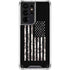 Black and White Camo American Flag Galaxy S21 Ultra 5G Clear Case