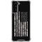 Black and White Camo American Flag Galaxy S22 Plus Clear Case