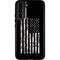 Black and White Camo American Flag Galaxy S22 Plus Pro Case