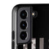 Black and White Camo American Flag Galaxy S22 Plus Pro Case