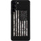 Black and White Camo American Flag Galaxy S22 Plus Skin
