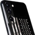 Black and White Camo American Flag Galaxy S22 Skin