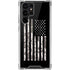 Black and White Camo American Flag Galaxy S22 Ultra Clear Case