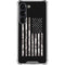 Black and White Camo American Flag Galaxy S23 Clear Case