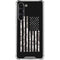 Black and White Camo American Flag Galaxy S23 Plus Clear Case