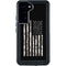 Black and White Camo American Flag Galaxy S23 Plus Waterproof Case