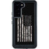 Black and White Camo American Flag Galaxy S23 Plus Waterproof Case