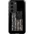 Black and White Camo American Flag Galaxy S23 Pro Case