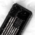 Black and White Camo American Flag Galaxy S23 Waterproof Case