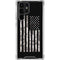 Black and White Camo American Flag Galaxy S24 Ultra Clear Case