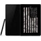 Black and White Camo American Flag Samsung Galaxy Tab Skin